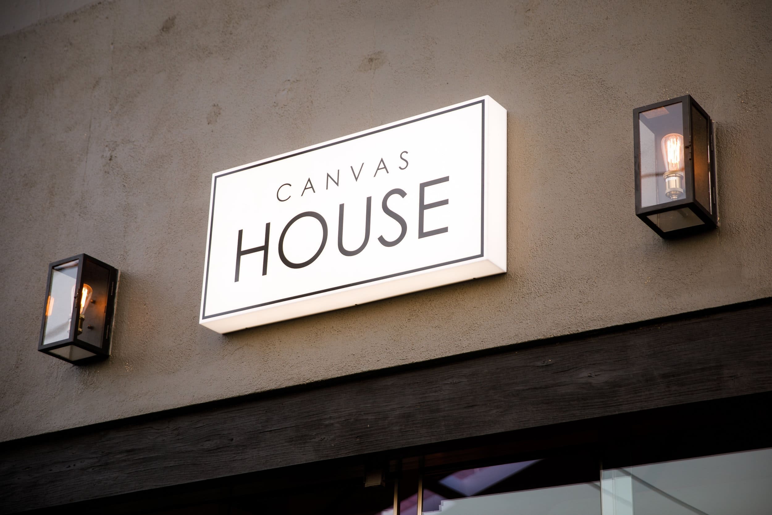 contact us at Canvas House
