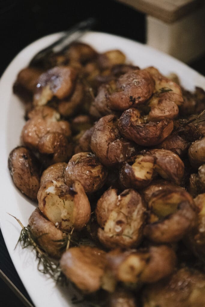 roasted potatoes for wedding catering